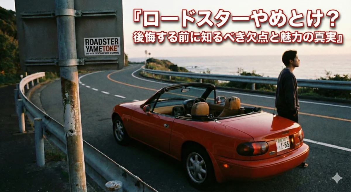 ロードスターやめとけ？後悔する前に知るべき欠点と魅力の真実