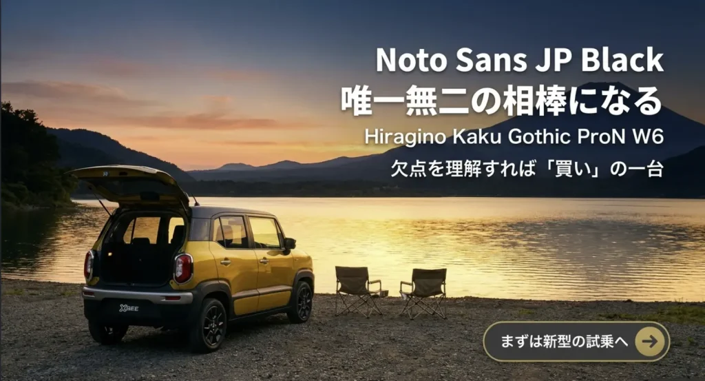 欠点を理解すれば「買い」の一台。まずは新型の試乗をおすすめする結論スライド