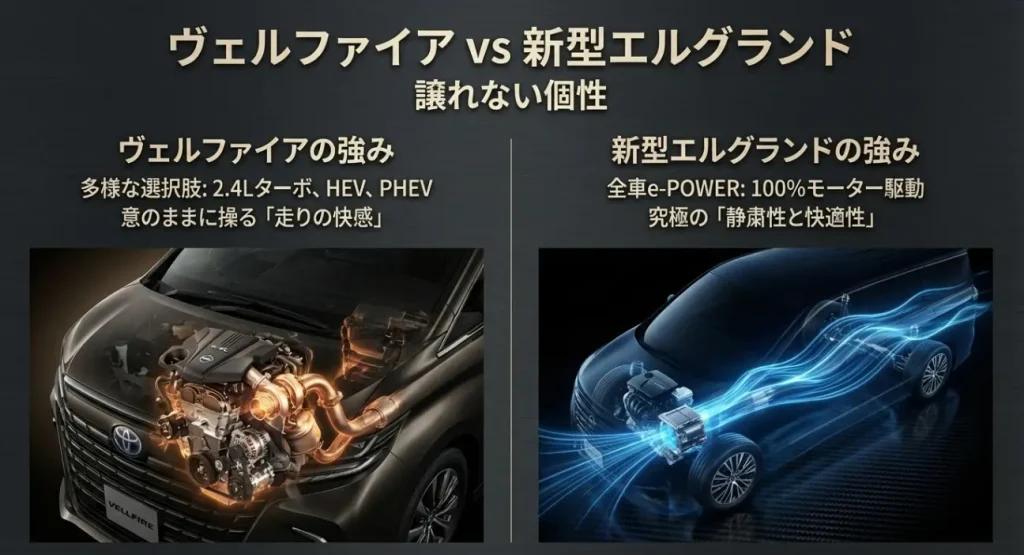 ヴェルファイア 2.4Lターボエンジン プラットフォーム ボディ剛性
