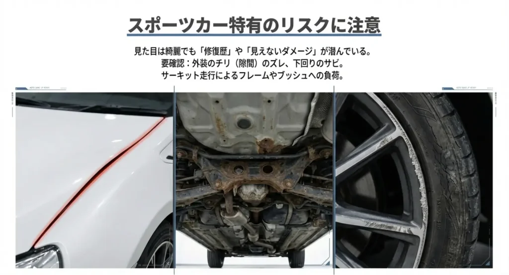中古86特有のリスクと見えないダメージ(外装のチリのズレ、下回りのサビ)